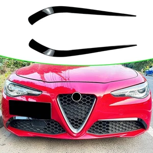 2x For Alfa Romeo Giulia Standard 2015-2022 Front Bumper Fog Light Splitter Trim - Picture 1 of 7