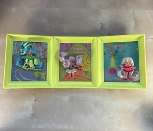Vintage 1969 Ideal Flatsy Poseable Doll Mini Collection Winter Holiday Frame Rarität - Bild 1 von 12