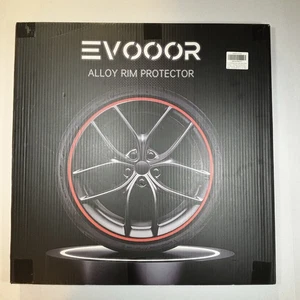 Evooor Alloy Rim Protector 20” Red Set Of 4 - New Open Box - Bild 1 von 3