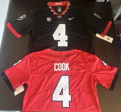 Camiseta James Cook Georgia Bulldogs Vapor Limited! ¡Se envía el mismo día! Foto 1 de 4