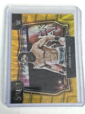 2023 Panini Select WWE - Ringside Jinder Mahal #233 Gold Wave Prizm /10 - Image 1 of 2