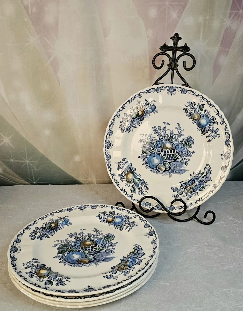 Masons Fruit Basket Blue for sale | eBay