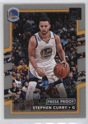 2017-18 Panini Donruss Press Proof Silver /299 Stephen Curry #46 - Image 1 of 2