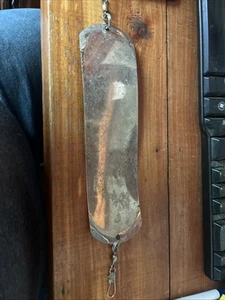 Vintage Dodger 9" X 2.5” Chrome Needs Polished. Salmon Or Herring Fishing - Picture 1 of 10