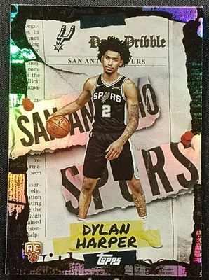 Dylan Harper 2025-26 Topps Flagship Basketball Daily Dribble Silver RC #DD-32 - Image 1 of 3