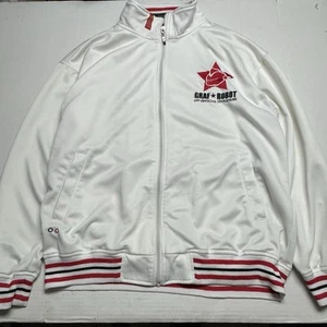 Seltene Trainingsjacke Graf Robot weiß Größe: 2XL Kidrobot, Astro Boy (defekt - fleckig) - Bild 1 von 14