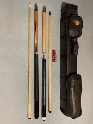 Billard Queue Bear Proffesionell + Break and Jump Classic-Queue + Tasche - Bild 1 von 4