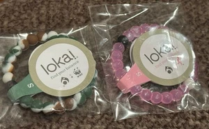 Lokai Bracelet Small Breast Cancer Awareness Bracelet Pink & Camo New Lot Of 2 - Picture 1 of 3
