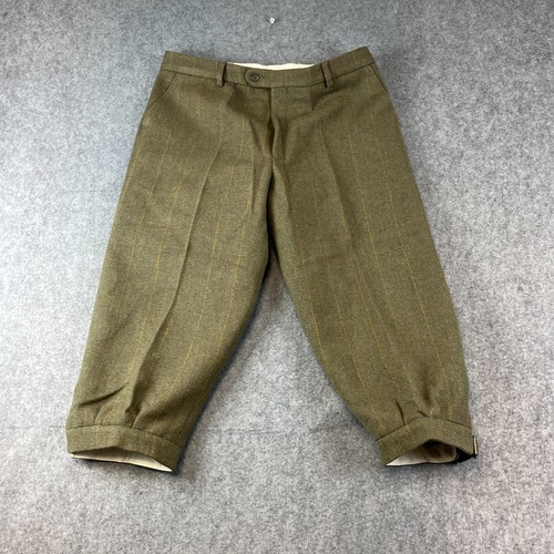 Forest Land Tweed Plus Fours Breeches Trousers Mens W36 Olive Green ...