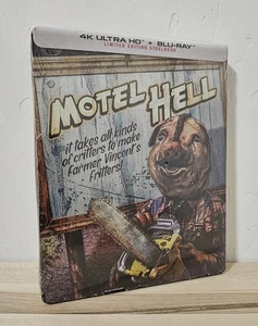Motel Hell - 4K Ultra HD + Blu-Ray Limited Edition Steelbook - Neu - Bild 1 von 2