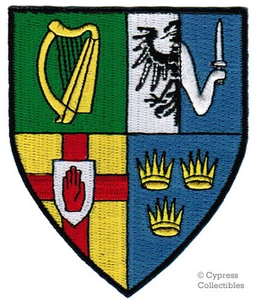 PARCHE ESCUDO BANDERA IRLANDESA ESCUDO BORDADO HIERRO PROVINCIAS EIRE - Imagen 1 de 1