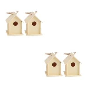 4 Pcs Sittich Nistkasten Holz Ente Holz Zucht Box Nymphensittich Zucht Box - Bild 1 von 12