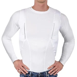 NEW Explosive Man's Long sleeves Unisex Concealed Holster Tactical High Ammo - Picture 1 of 12