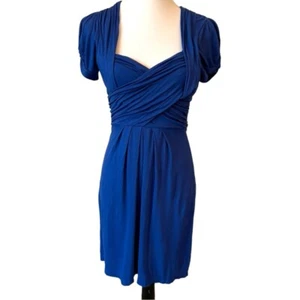 Abito BCBGMaxazria blu elasticizzato XS H31 - Foto 1 di 8