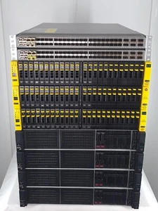 HPE 3PAR 8450 100TB SSD 4x DL380 Gen10 160 Cores 2TB RAM 10Gbit iSCSI Server SAN - Picture 1 of 12