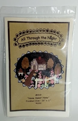 "Home Sweet Home" Penny Rug pattern from All Throught the Night - Image 1 of 2