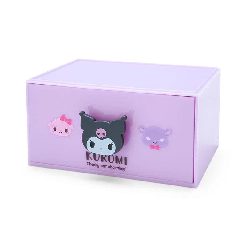 Mini organizador Kuromi Sanrio almacenamiento apilable cofre Foto 1 de 4