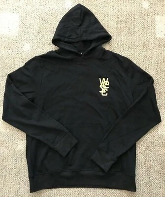 Sudadera con capucha negra talla XL WeSC para hombre con capucha en el pecho superpuesta Foto 1 de 4