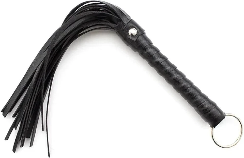 Cuero PU Bondage Paleta Látigo Flogger Coqueteo Nalgadas Látigo BDSM Juguetes Sexuales Adultos Foto 1 de 3