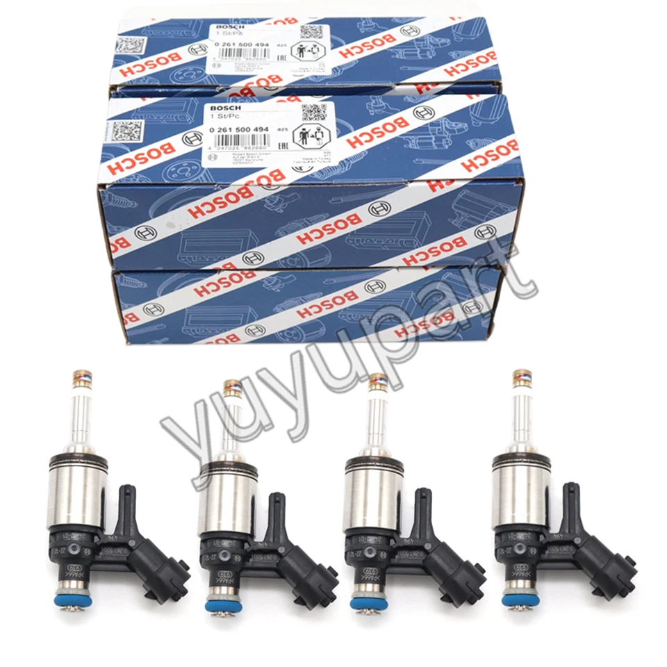 4x Inyectores de combustible originales Bosch Foror Mini Cooper S Countryman Paceman JCW 1,6 L Foto 1 de 4