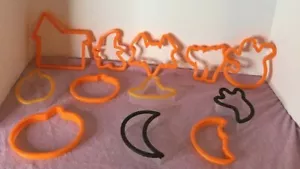 12 Piece Halloween Cookie Cutters - Plastic - Picture 1 of 7