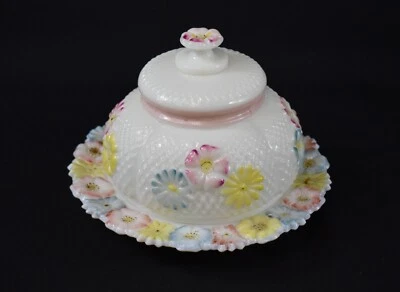 Plato de mantequilla cubierto COSMOS 1894-1915 de vidrio consolidado Foto 1 de 4