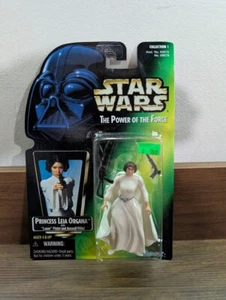 Star Wars Il Potere della Forza PRINCIPESSA LEIA ORGANA Hasbro Kenner Green Card 1995 - Foto 1 di 7