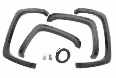 Juego de 4 piezas Fender Flare Serie Elite remache negro para Nissan Titan XD 2016-2020 Foto 1 de 4