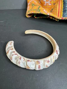 Old Papua New Guina Large Seashell Arm Bracelet / Bangle - Picture 1 of 8