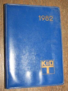 KDT- TASCHENKALENDER 1982 UNGENUTZT Kammer der Technik DDR Roboter Mikrochip - Bild 1 von 9