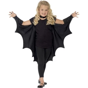 Kinder Vampir Fledermausflügel Fledermaus Flügel Halloween Vampirflügel Umhang - Bild 1 von 2
