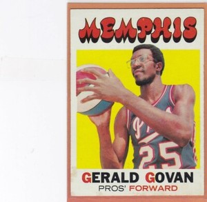 1971-72 TOPPS BASKETBALL GERALD GOVAN #176 PROS EX+ *79161