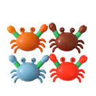 12Pcs Crab Plastic Fidget Tube Toy Shape Changing Toy with Light for Kids Adults