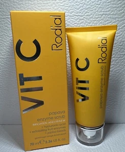Rodial VIT C Papaya Enzyme Scrub Jojoba Beads 2.36 oz/ 70 ml Expires 7/2027 - Picture 1 of 3