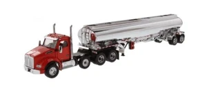 DIECAST MASTERS - KENWORTH T880S Day Cab 8x4 con serbatoio cromato 2 assi - 1... - Foto 1 di 3
