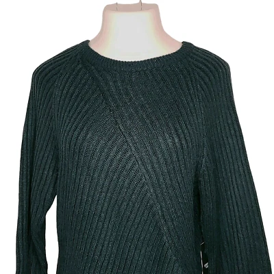 Suéter Simply Vera Wang Mujer XXL Asimétrico Pull Over Verde Nuevo Foto 1 de 4