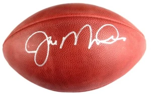 Joe Montana Jerry Rice Signed Autographed Football SB XXIV 49ers PSA 3A61241 - Picture 1 of 5
