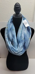 Absolutely Adorable "Hanukkah" Sheer Infinity Loop Scarf. - Picture 1 of 3