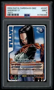Dragon Ball Japanese Data Carddass Test 019T Android 17 2004 PSA 9 91768386 - Picture 1 of 2