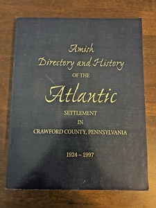 Amish Directory History 1924-1997 Atlantic Settlement Crawford County PA - Picture 1 of 15