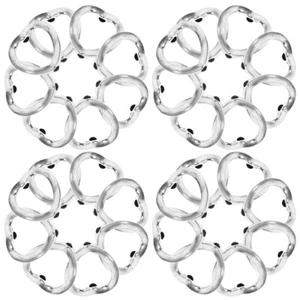 100 Pcs Peach Heart Earrings Pendant Jewelry Connectors for Making - Picture 1 of 10