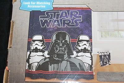 Cortina de ducha de tela Star Wars Darth Vader 70x72 niños niños baño nuevo #976 Foto 1 de 4