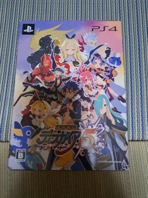 USED PS4 Makai Senki Disgaea 5 First Press Limited Edition Japan - Image 1 of 2