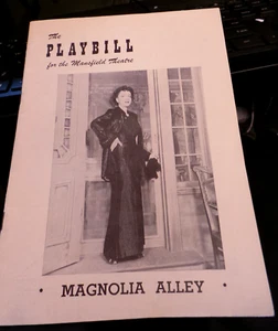 Playbill Magnolia Alley Anne Jackson; Julie Harris; Jessie Landis 18. April 1949 - Bild 1 von 9