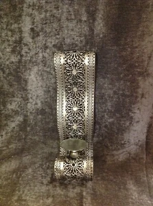 Wall Andros Handmade Grey Sconce Candle Holder NEW FREE NEXT DAY P&P (C) - Picture 1 of 6