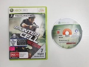 TOM CLANCY'S SPLINTER CELL: CONVICTION Microsoft Xbox 360 Game TESTED EX-RENTAL - Picture 1 of 4