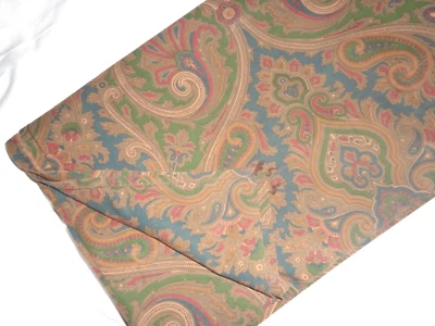 RALPH LAUREN BRIANNA ELIZABETH PAISLEY VERDE TOSTADO (1) SÁBANA PLANA COMPLETA 82 X 96 Foto 1 de 4