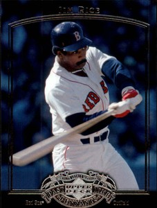 2005 UD Past Time Pennants Baseball Card #43 Jim Rice