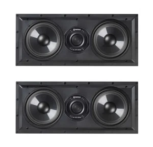 2x Q Acoustics 6.5" In-Wall LCR Speakers Qi65RP LCR Left Centre Right Speaker 2x - Picture 1 of 12