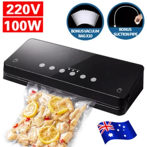 220V 100W Vacuum Sealer Machine Fresh Dry Wet Food Saver Storage 60KPA AUS - Picture 1 of 12